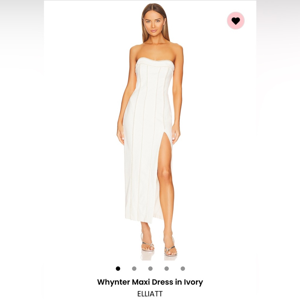 Whynter Maxi Dress in Ivory Size Small